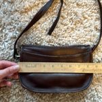 Source Unknown Brown leather small purse crossbody Photo 13