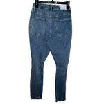 We Wore What Women's 26 Danielle Vintage Straight High Rise Jeans Distressed New Blue Photo 3