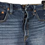 Levi's Levi’s 501 SZ W31 Jean Shorts Button-Fly Distressed Dark Wash Frayed Hems Blue Photo 1