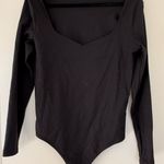 Abercrombie & Fitch Abercrombie Black Bodysuit Long Sleeve Photo 0