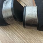 Coach ODELLA JACQUARD BLACK BOW ROUND TOE GUNMETAL GRAY HEELS 8M Photo 6