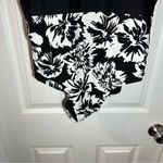 Time & Tru White/Black Print Mesh High Neck One Piece Swimsuit 1X Photo 7