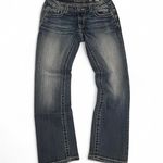 Miss Me Denim Intricate Embellishments Embroidered Womens Size 30 Straight Boot Photo 1