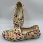 Toms Womens  Size 7.5 Shoes SlipOn Alpargata Unity Love Wins Pride Rainbow Canvas Photo 0