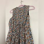 Iz Byer  Navy Floral Dress Photo 4