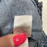 J. Jill Plus Size 18 Pants Cropped Ankle Blue Paisley Print Flat Front Straight Photo 7