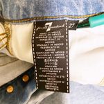 7 For All Mankind | High-Rise Button Fly Skinny Jeans in Vail size 27 Photo 3