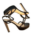 Badgley Mischka  Jewel Gallant Platform Black Sandal(Size 5) Photo 3