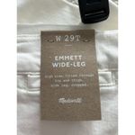 Madewell  Womens Wide Leg Cropped Emmett Stretch Denim in Vintage Canvas Photo 10