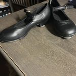 Capezio  Black Tele Tone Tap Shoes with Strap and Rounded Toe Photo 5