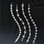 Noctra Teardrop Bracelets Iced Out VVS1 Edition Jewelry READ DESCRIPTION Silver Photo 3