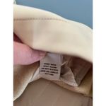 Vintage Havana romper women size M cream faux leather shorts collar short sleeve Size M Photo 6