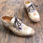 Bed Stu • Fury saddle oxfords tan taupe leather lace up shoes beige Photo 1