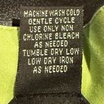 Multiples  Long Sleeve Floral Open Front Blazer Black‎ Green Blue Size Medium Photo 5