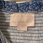 Gal Meets Glam  Tessa Blue Floral Dress size 4 / small Photo 3