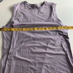 CRZ Yoga Pima Cotton High Neck Tank, Purple grey, Size XS, NWOT Photo 7