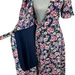 Bobeau  Garden Party Floral Wrap Dress S Small Photo 7