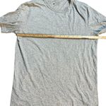 Perry Ellis  Womens Light Gray Casual Short Sleeve Tee Sz L Photo 3