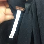 Free People NWT  Gemma Black Floral Mini Dress Small Open Back Long Sleeve Tunic Photo 4