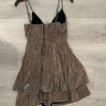 Honey and Rosie Gold Glitter Dress Photo 2