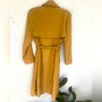 Banana Republic NWT  trench coat soft toffee color no buttons down front w/ belt Photo 3