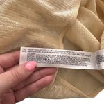 ZARA  Sequined One Shouldered Blouse Cream Large‎ Photo 4