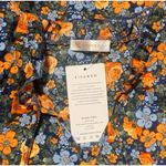 KIRUNDO Long Sleeve Boho Floral Print Casual Loose Dress Size L New With Tag Blue Size L Photo 5