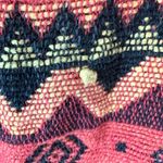 Vintage New Identity Southwest Cropped Gaucho Tapestry Blanket Jacket Orange Size M Photo 7