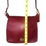 Coach Vintage COMPANION Red Gloved Tanned Turn Lock Crossbody Bag USA 9715 Photo 5