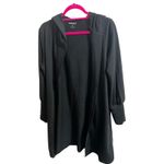 Pyramid Collection Cardigan Womens L Black Knit Open Front Long Sleeve Boho Size L Photo 1