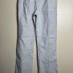 Aloha Women's White and Blue Striped Cotton Flowy Quick Dry Beach Pants Sz Small Photo 12