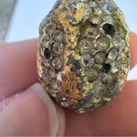 Vintage 1960s Vendome Adjustable Gold Nugget Style Ring w Rhinestones Photo 4