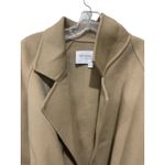 Michael Kors Collection Double Face Wool Melton Bathrobe Coat Tan Size XS Photo 9