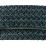 Sole Society NEW  Marlee‎ Woven Clutch/Crossbody Bag in Navy Photo 0