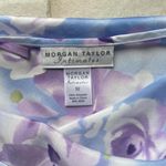 Purple and blue floral slip dress with adjustable straps š Size M Photo 2