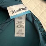 Modcloth Bonita teal and black One Piece Swimsuit with Plunging V-Neck NWOT Photo 4