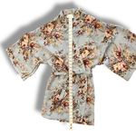 Victoria's Secret VTG 80s Gold Crown Label Satin Kimono Robe & Nightgown LARGE Photo 12