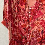 Free People NEW Lennon Dress in Primrose Red Combo Size Small Dainty Romantic Photo 11