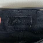 MOTHER High Waist Looker Ankle Fray Guilty Glitter Racer Black Skinny Jean Size 26 Photo 5