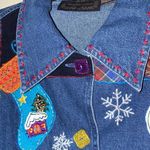 New Direction Patchwork applique Christmas teacher Blue Photo 5