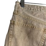 RE/DONE 70’s Ultra High Rise Stove Pipe Washed Khaki Straight Jeans Size 26 Photo 7