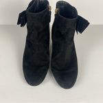 Kate Spade  New York Holly Ankle Boots black Heel bow Size 6.5 Photo 2