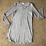 Brooks bobbie  gray above knee mini dress sweater Photo 0