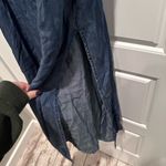 Natural Life NWT  Denim Blue Patti Side Slit Maxi Dress XS Sleeveless Cute Comfy Photo 9