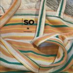 SO  Vibrant Striped Tank Top Photo 1