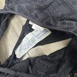 Becca NEW  Show & Tell Crochet One Piece Swimsuit Women's Black Size XL X-Large Photo 4