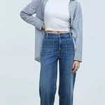 Madewell The Tall Perfect Vintage Wide-Leg Crop Jean Orono T26 NWT Photo 0