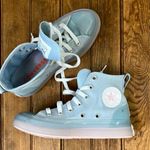 Converse Women’s Kids CX blue pink Blue High-Top Sneakers canvas Chuck Taylor Photo 0