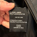 Cole Haan Women’s Lambskin Jacket Black Wing Collar Size 10 Photo 3