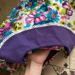 American Vintage Handmade flower power vintage 60s retro mini babydoll floral dress (XXS/XS) Photo 6